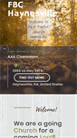 Mobile Screenshot of fbchaynesville.org