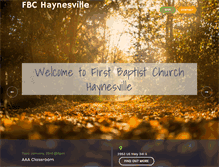 Tablet Screenshot of fbchaynesville.org